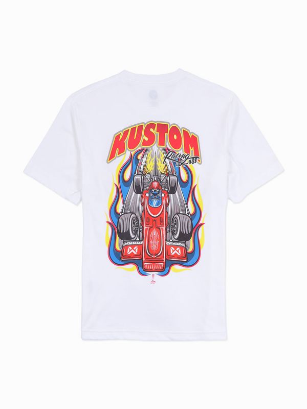 WARRIX x Mr.Pinman - Kustom Racing - White