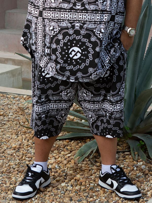 FAT & FURIOUS PAISLEY  SHORTS