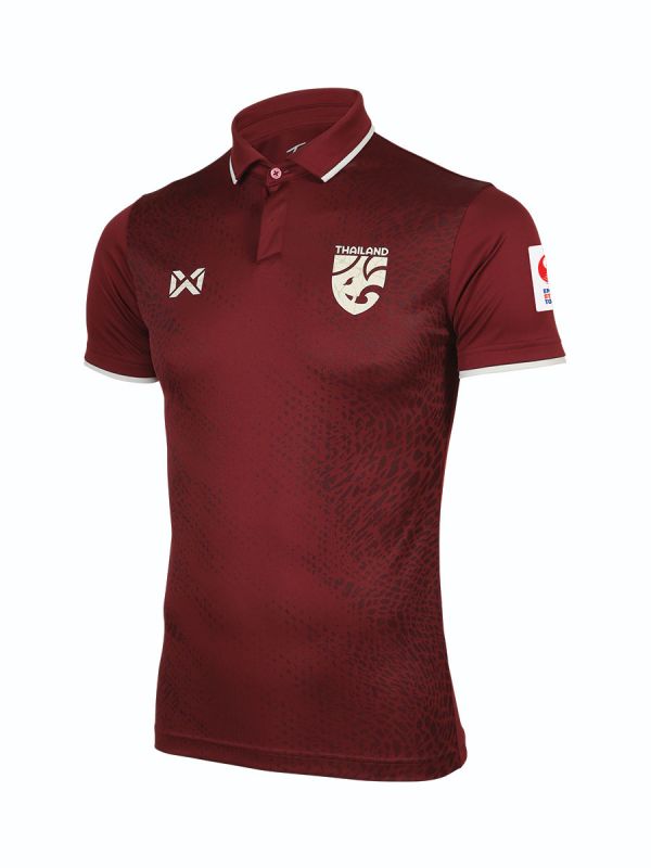 WARRIX Thailand Jersey 2021-22 ( Cheer Polo) + TOURNAMENT ARM PATCHES-Red