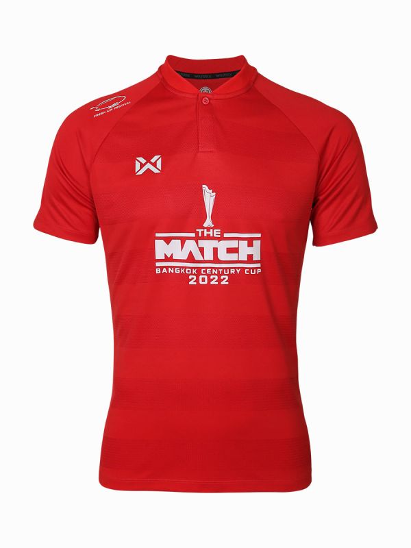 WARRIX เสื้อโปโล พร้อมรีด THE MATCH BANGKOK 2022-Red