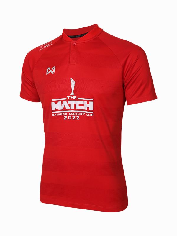 WARRIX เสื้อโปโล พร้อมรีด THE MATCH BANGKOK 2022-Red