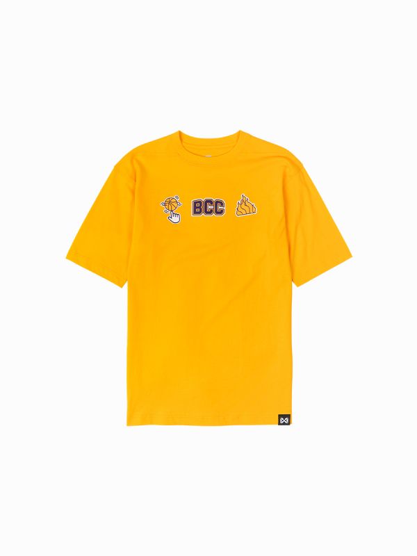 T-Shirt Oversize BCC Jump Fast Break Yellow