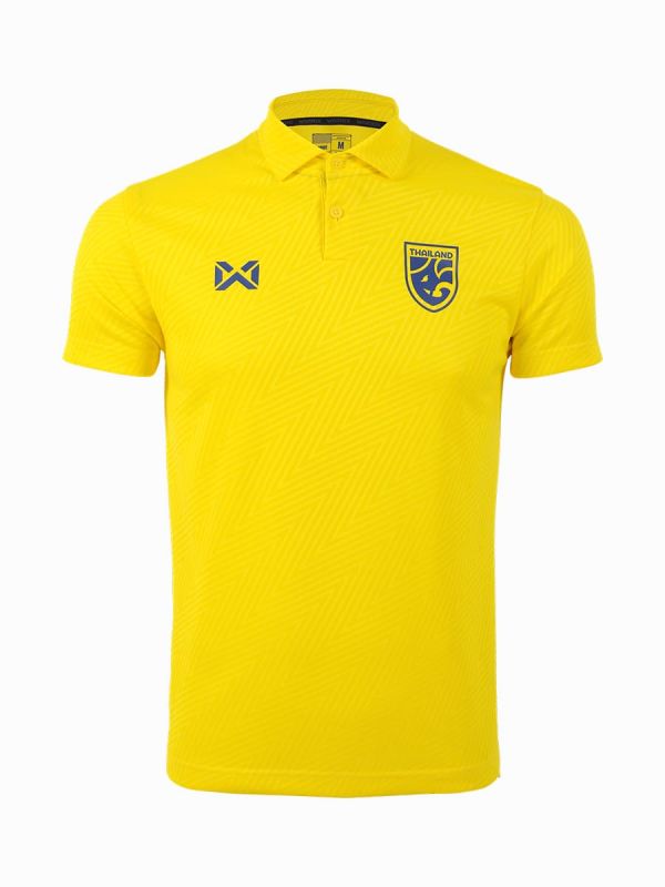 Warrix Thailand National Football 2024/25 - Third Jersey - Cheer Polo - Yellow