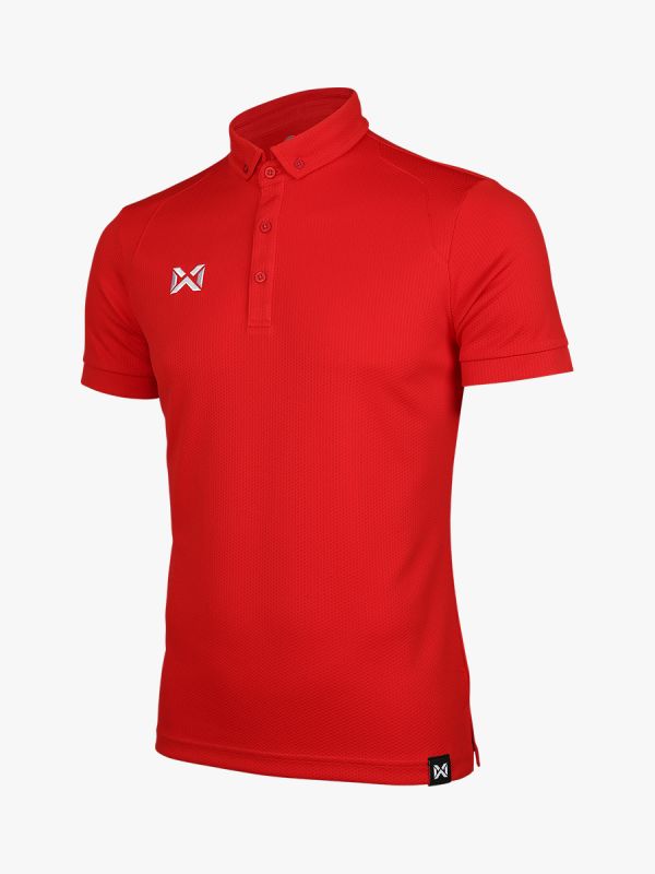 Warrix Bubble Polo Shirt - TH National Red