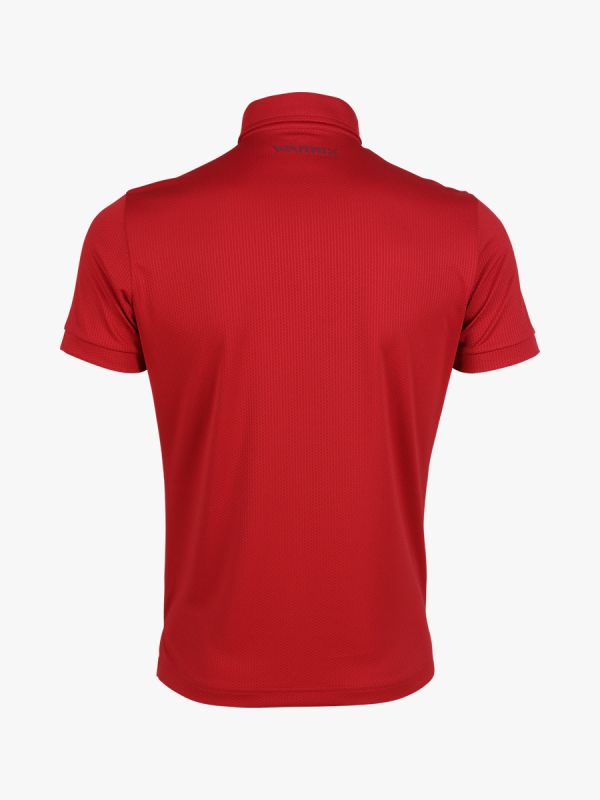 Warrix Bubble Polo Shirt - TH National Red