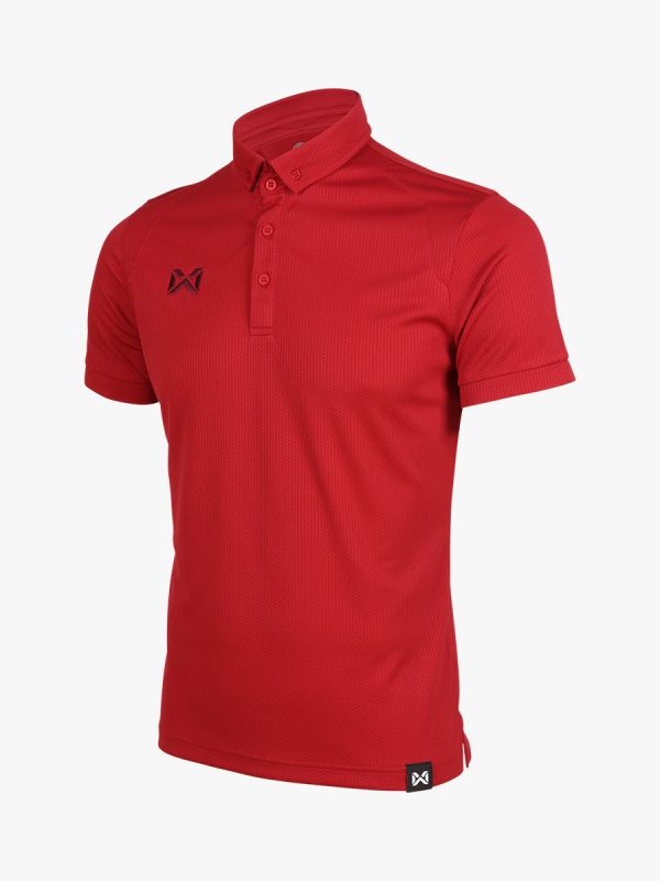 Warrix Bubble Polo Shirt - TH National Red