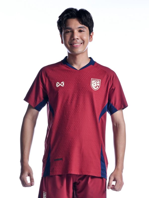 WARRIX THAILAND NATIONAL FOOTBALL JERSEY 2024/25 - PLAYER Grade - SCARLET WARRIOR