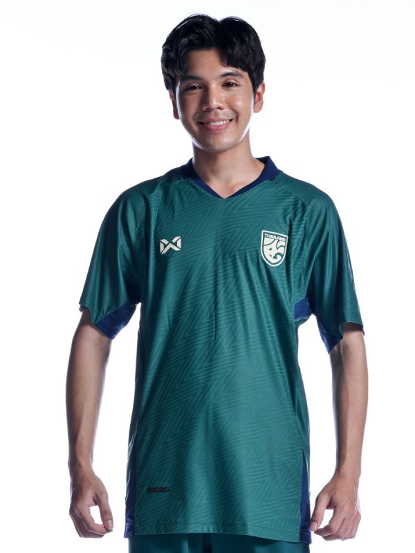 WARRIX THAILAND NATIONAL FOOTBALL JERSEY 2024/25 - PLAYER Grade - EVERGREEN GUARDIAN