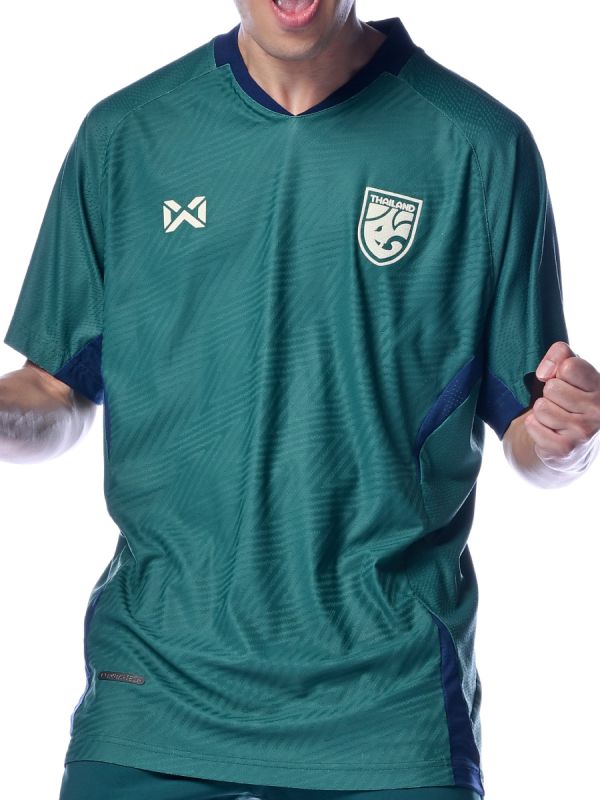 WARRIX THAILAND NATIONAL FOOTBALL JERSEY 2024/25 - PLAYER Grade - EVERGREEN GUARDIAN