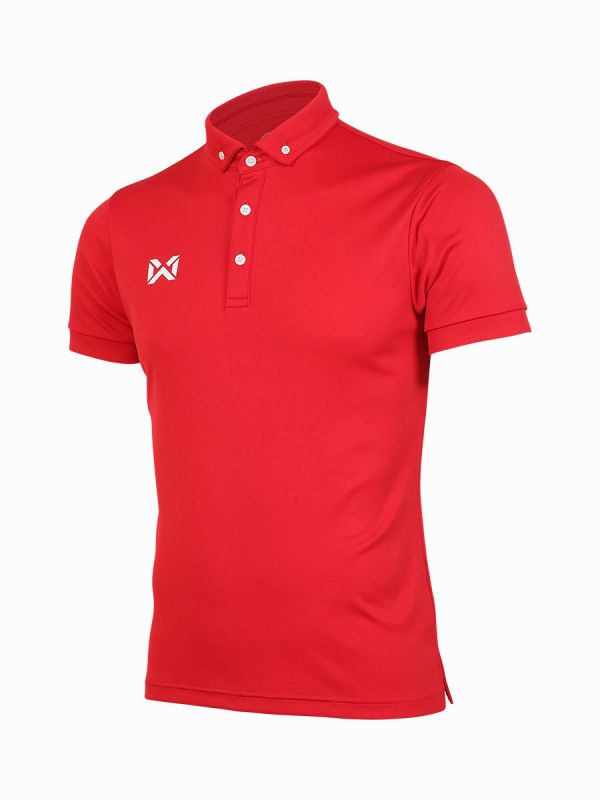 WARRIX SIMPLE POLO-Redเข้ม