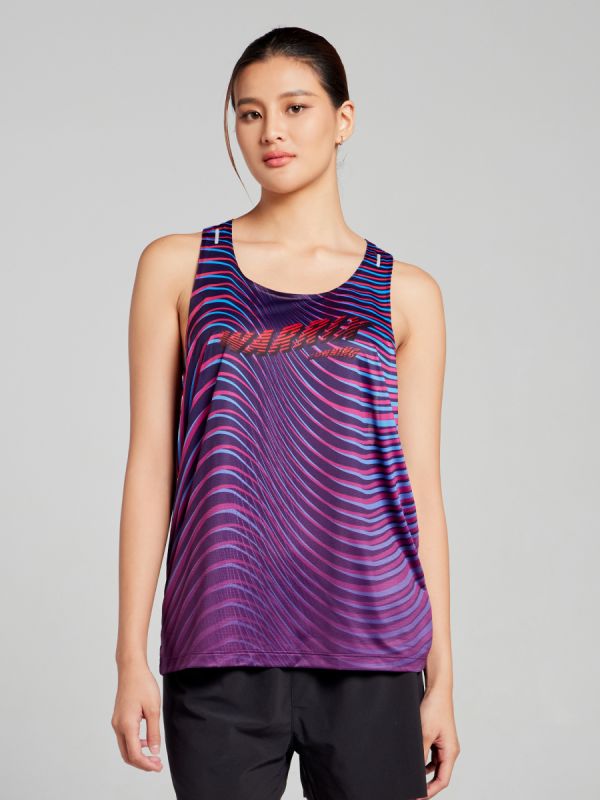 Warrix “Light Running Collection” Seamless Printed Tank