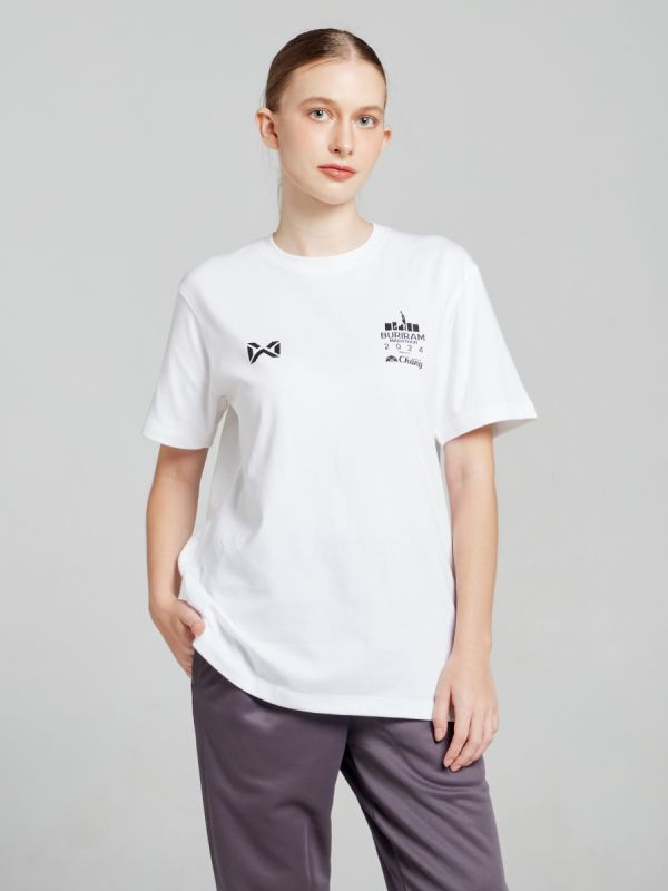 Warrix Buriram Marathon 2024 Edition Comba+ Cool  T-Shirt -White